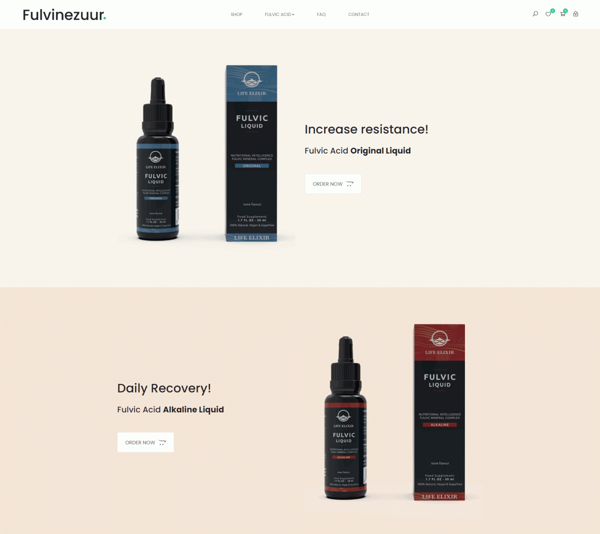 Fulvinezuur – Fulvic Acid website referentie